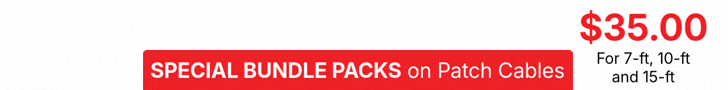 Special Bundle Packs on Patch Cables at Rig Cables