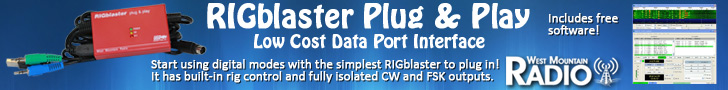 RIGblaster Plug & Play for Ham Radio Data and CW from West Mountain Radio