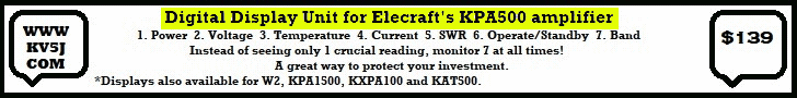 Digital Display Unit for Elecraft KPA500 Amplifier