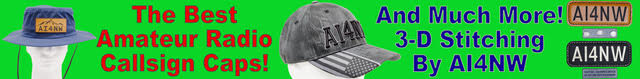 Amateur Radio Ham Call Sign Callsign Baseball Caps Hats