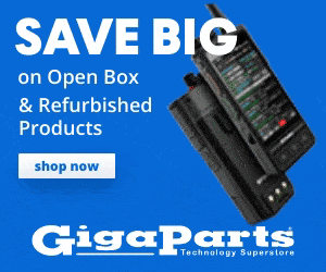 GigaParts:  Save Big on Open Box and Refurbished Ham Radio Products